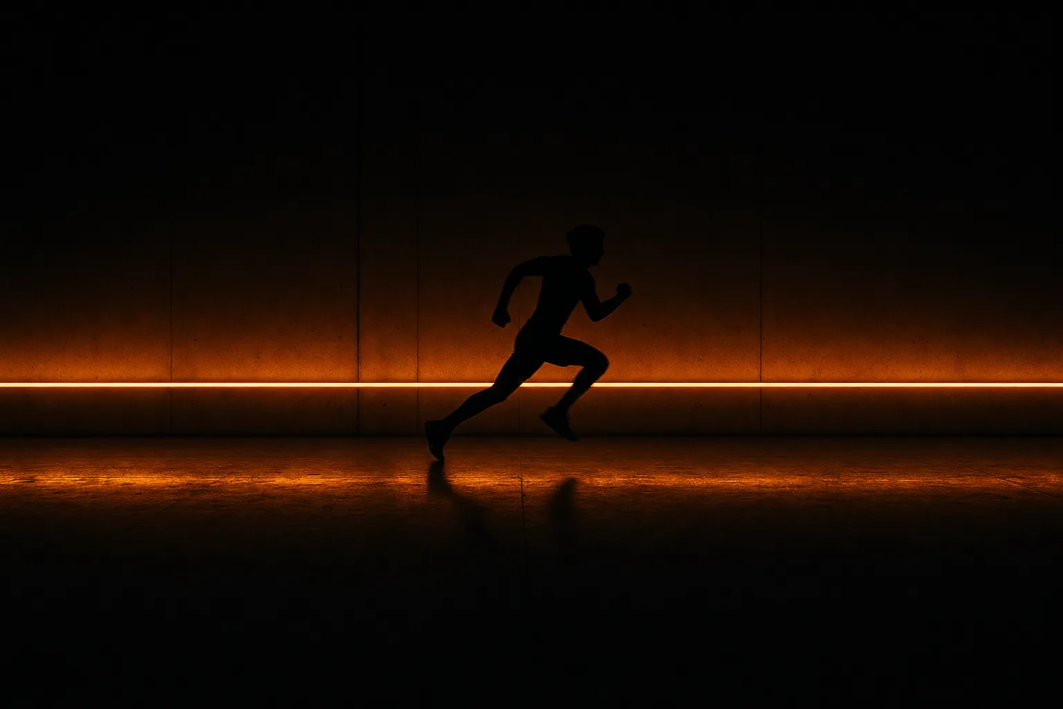 Moderne Sportanlage mit Videoleinwand und Trainerbereich